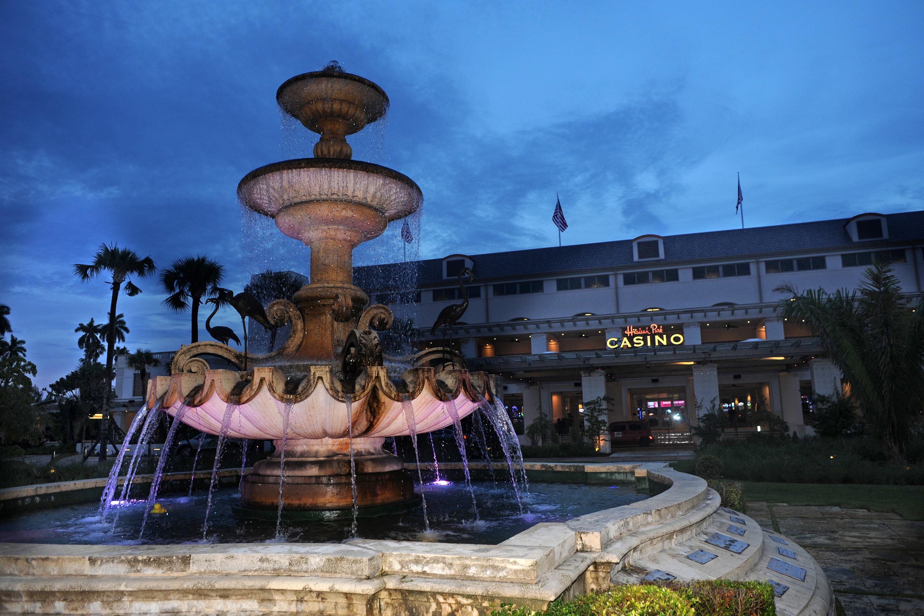 The water fountain at Hialeah