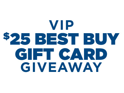 VIP $25 BEST BUY GIFT CARD GIVEAWAY