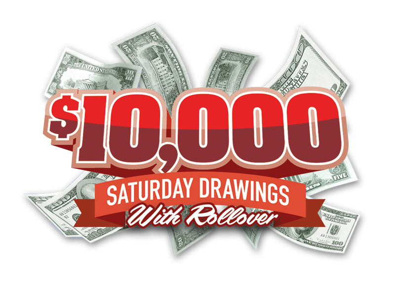 $10K Saturday Drawings with Rollover