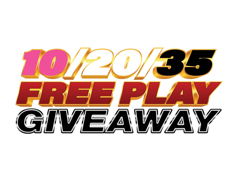 10/20/35 Free Play Giveaway
