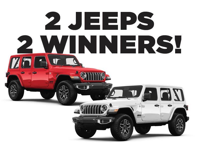 2 Jeeps, 2 Winners