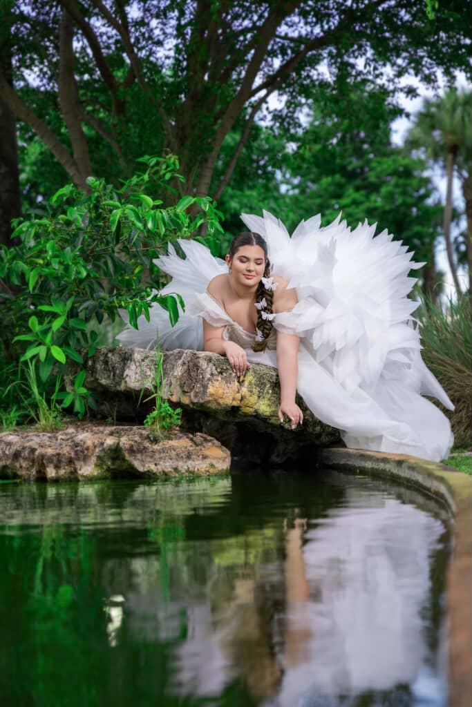 White dress water